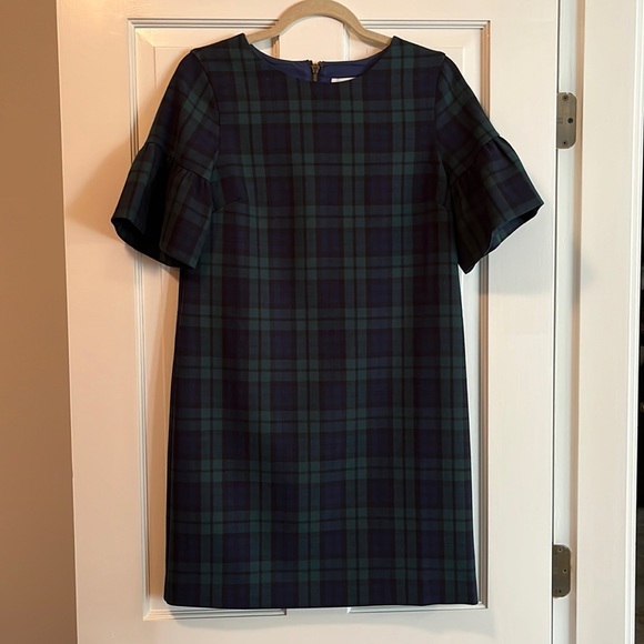 Vineyard Vines Blackwatch Flutter Sleeve Dress. Size 0. - Picture 2 of 6